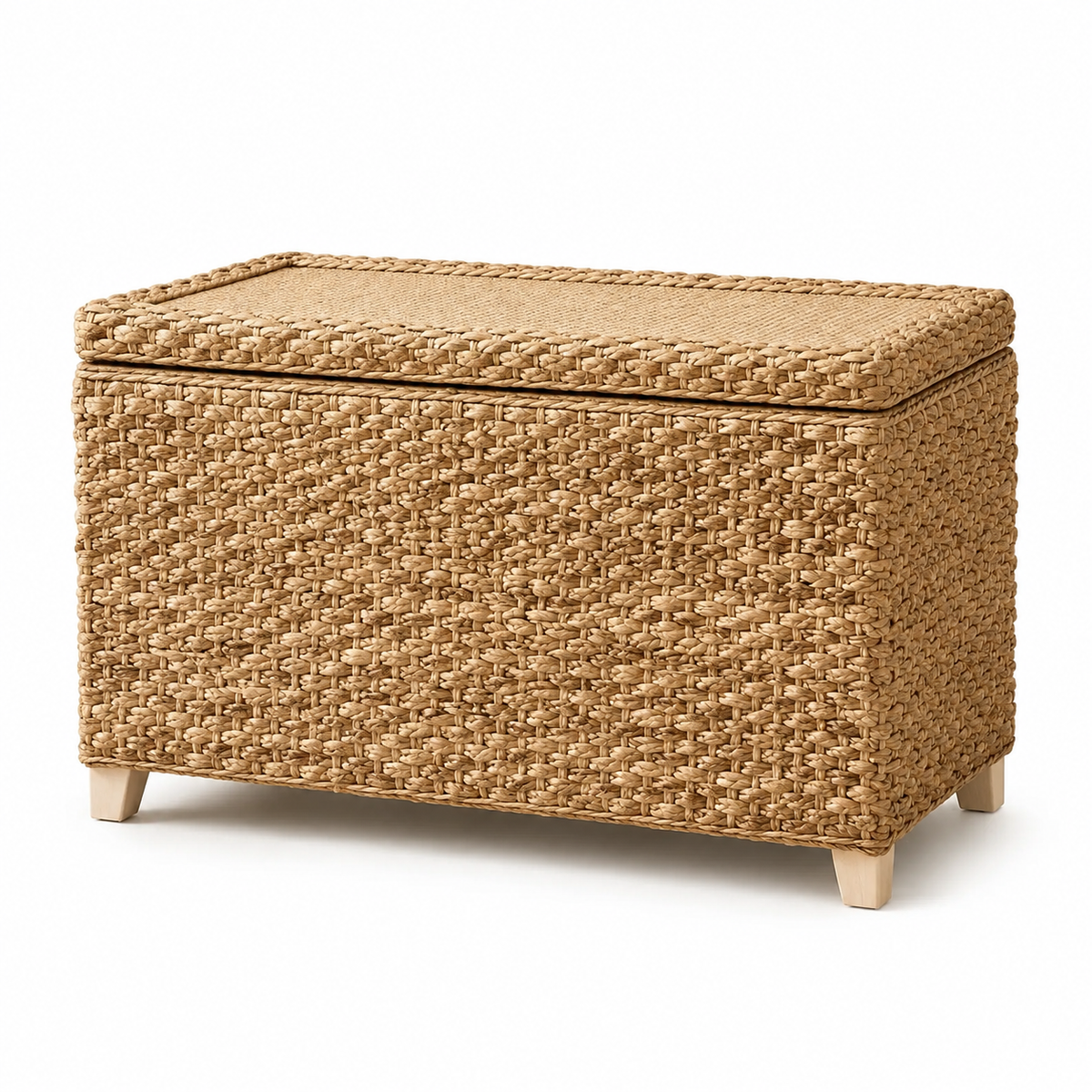 The Lulworth Rattan Storage Bench