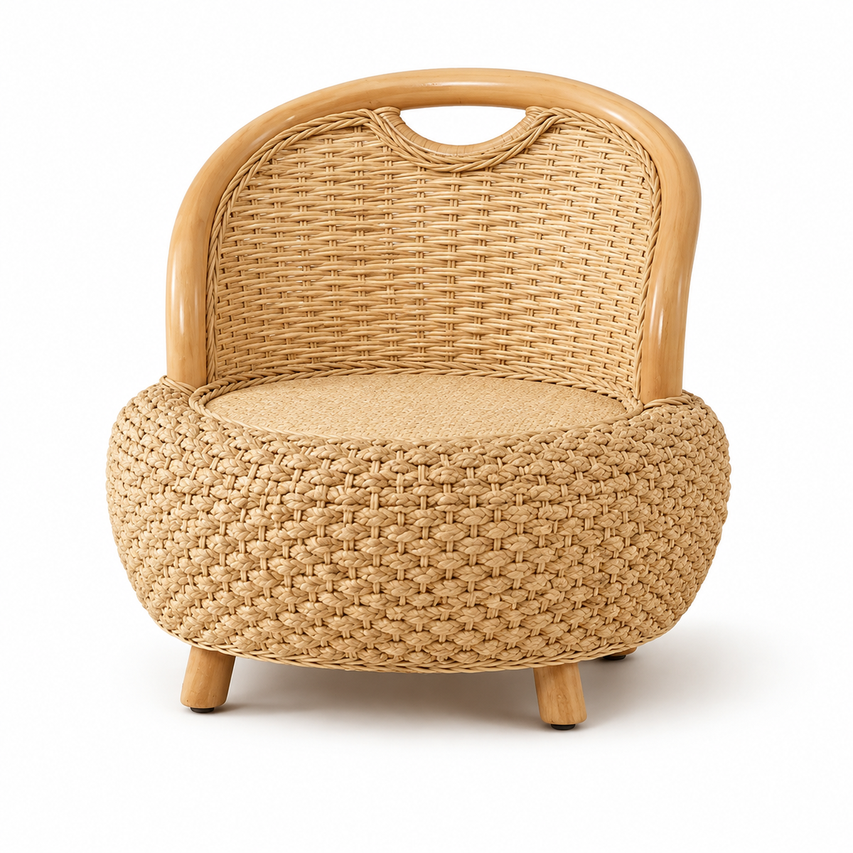 The Minstead Low Rattan Armchair