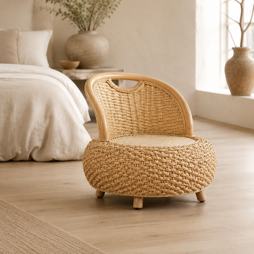 The Minstead Low Rattan Armchair