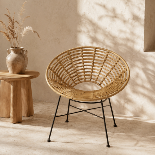 The Moreton Rattan Peacock Chair