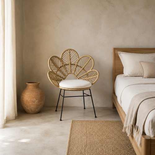 The Ottery Sculptural Rattan Armchair