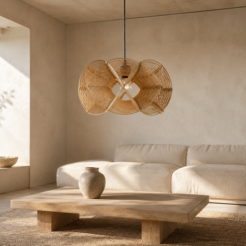 The Wooler Classic Rattan Pendant Light