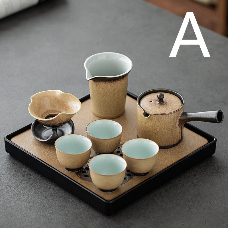 Jiwa Ceramic Tea Set — Porcelain tea service in configuration A.