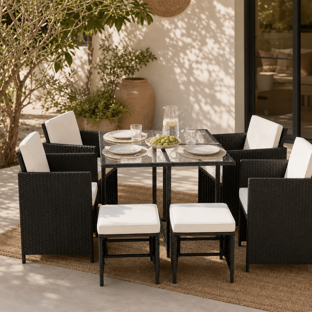 The Sandringham Outdoor Dining Set - Garden Furniture Set UK