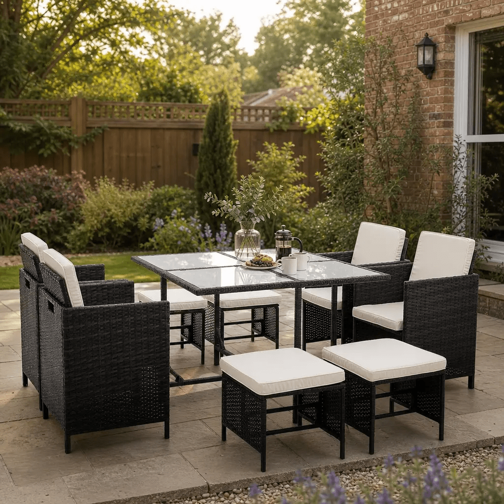 The Sandringham Outdoor Dining Set - Garden Furniture Set UK