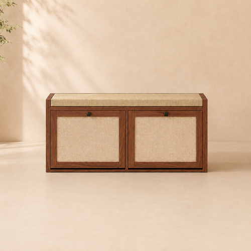 The Ashbourne Flip-Down Shoe Bench