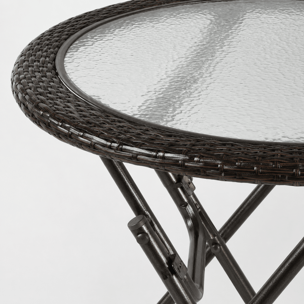 Marlow Round Folding Table - Rattan Coffee Table UK