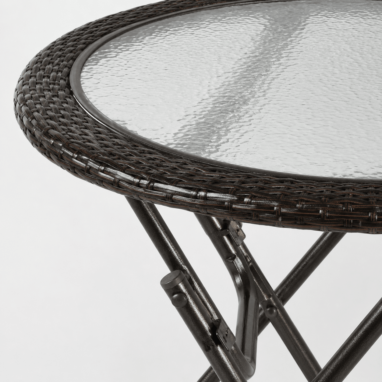 Marlow Round Folding Table - Rattan Coffee Table UK
