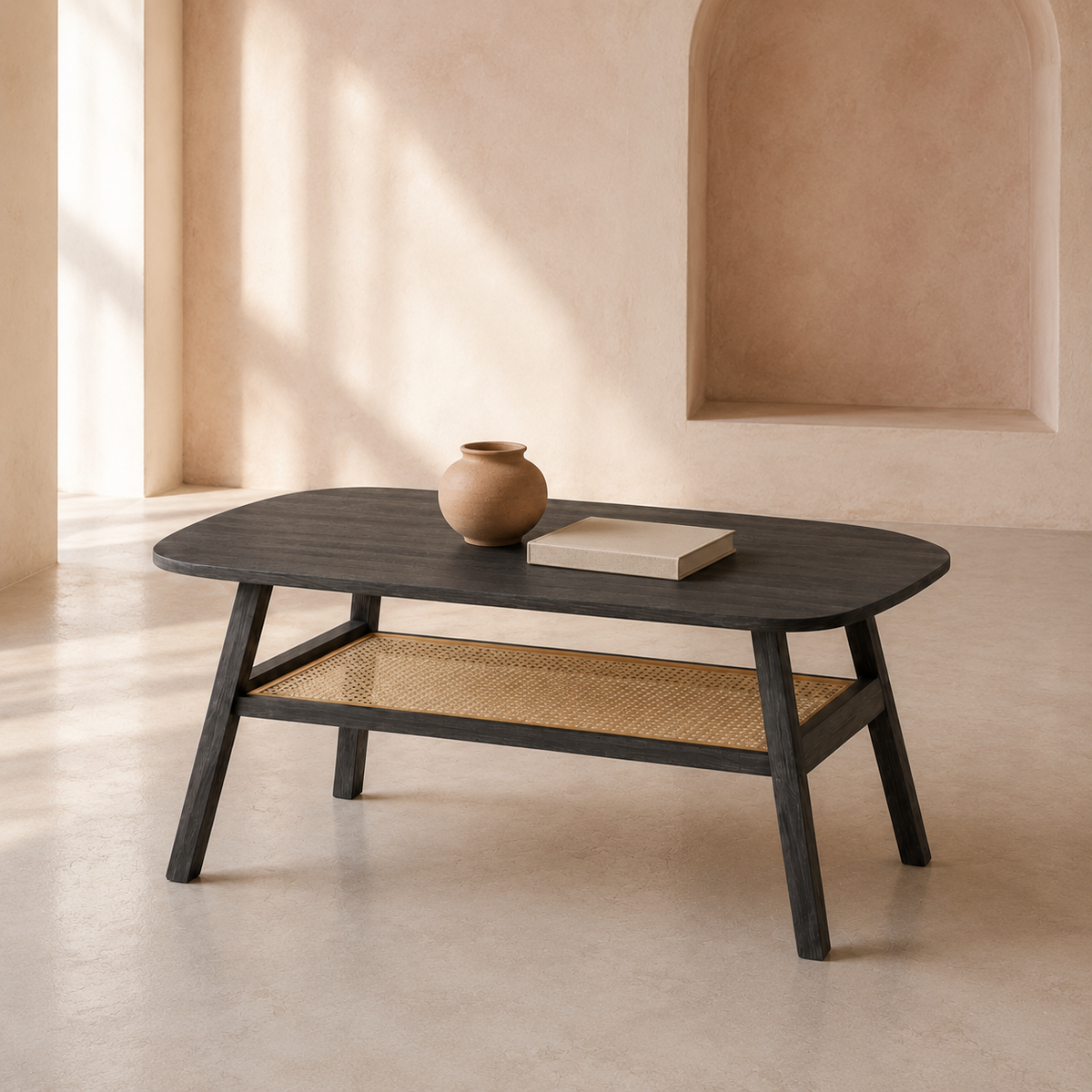 The Alderton Rattan Coffee Table