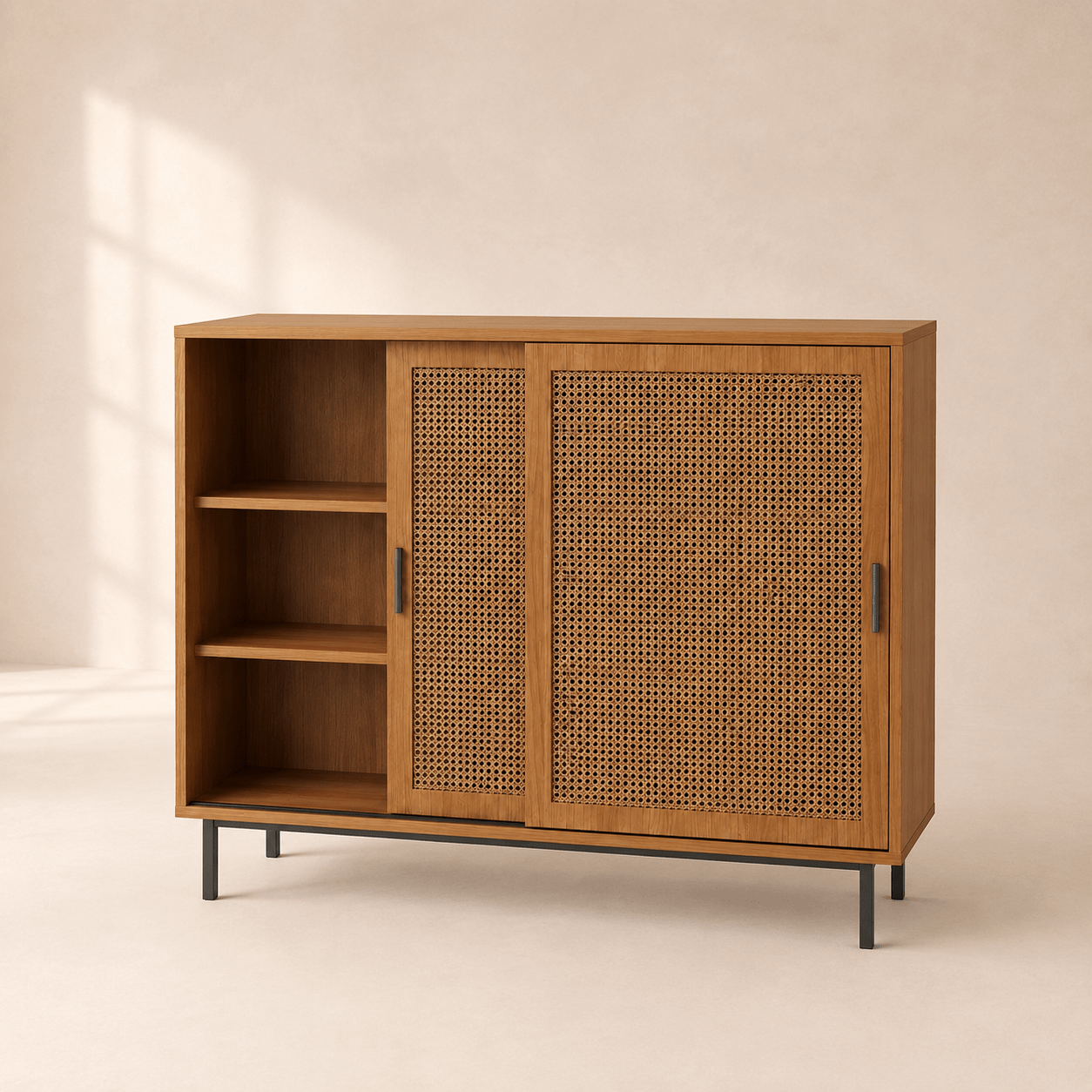 The Aldridge Rattan Sideboard - Rattan Cabinet UK