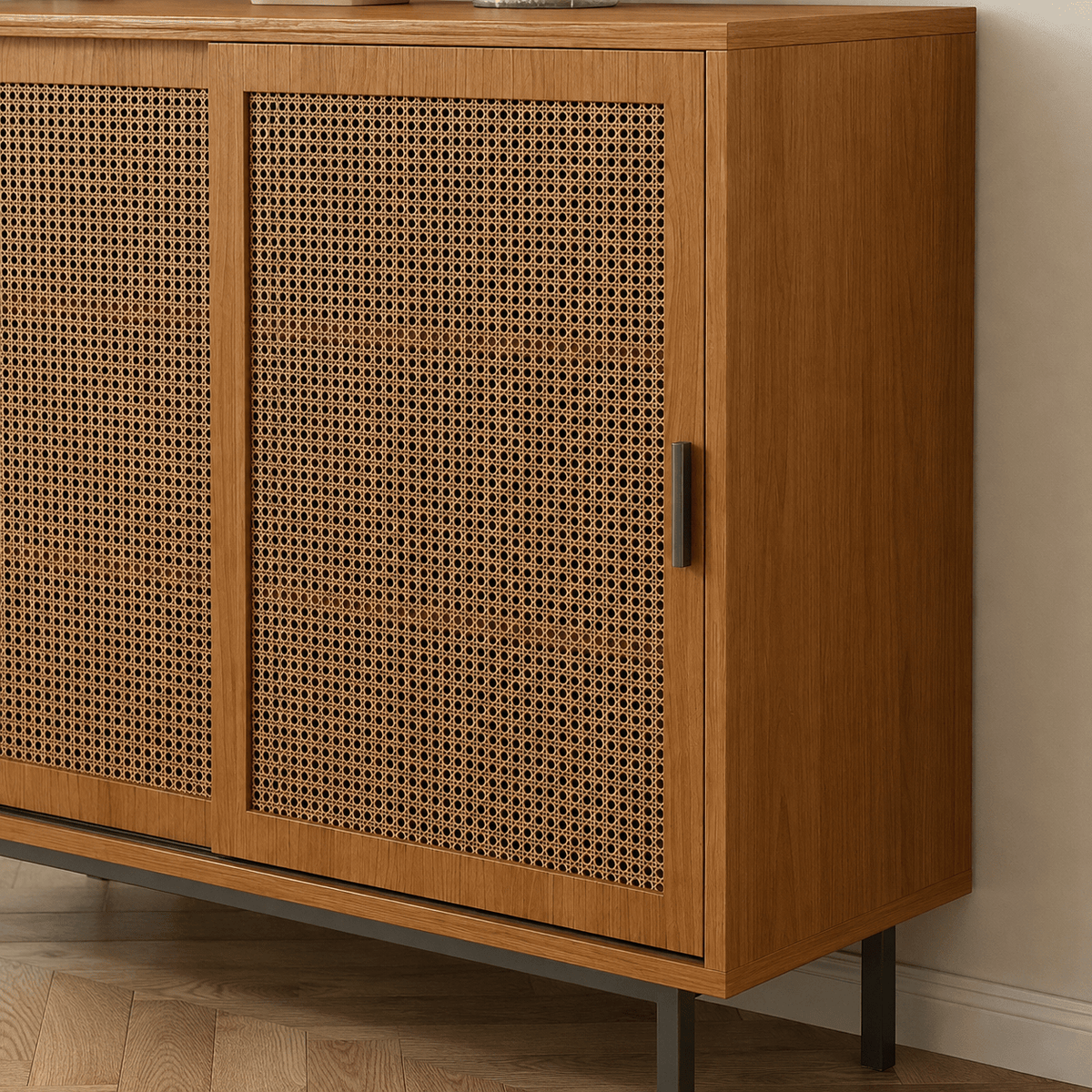 The Aldridge Rattan Sideboard - Rattan Cabinet UK