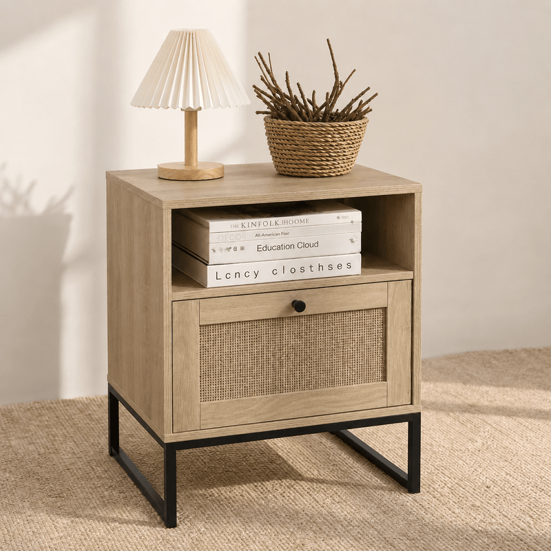 The Belgravia Rattan Nightstand - Nightstand UK