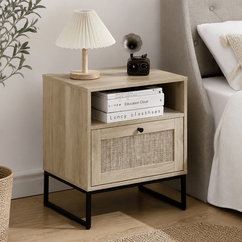 The Belgravia Rattan Nightstand - Nightstand UK