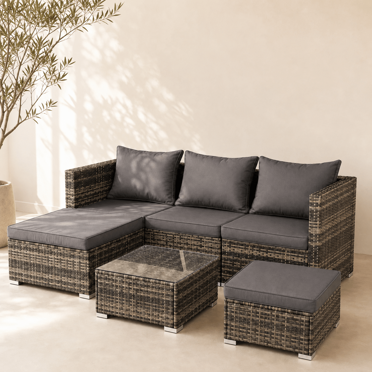 The Blenheim Garden Corner Set - Garden Sofa Set UK