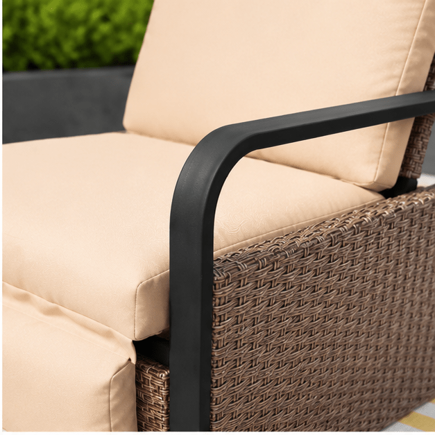 The Brampton Rattan Recliner - Rattan Chair UK