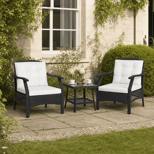 The Chester Wicker Bistro Set - Bistro Set UK