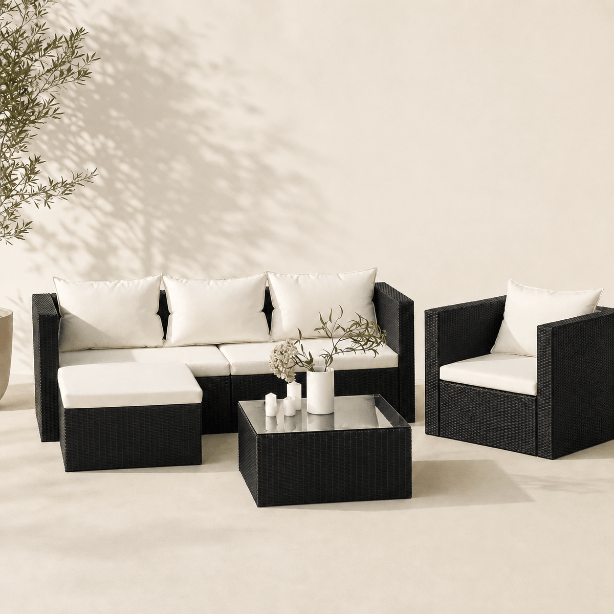 The Cotswold Corner Lounge Set - Garden Sofa Set UK