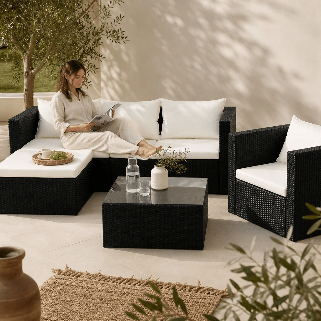 The Cotswold Corner Lounge Set - Garden Sofa Set UK