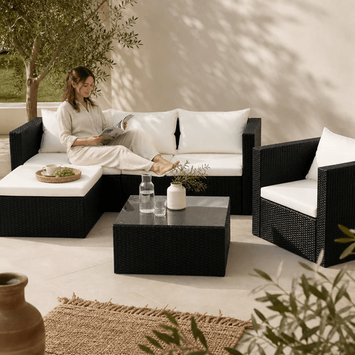 The Cotswold Corner Lounge Set - Garden Sofa Set UK