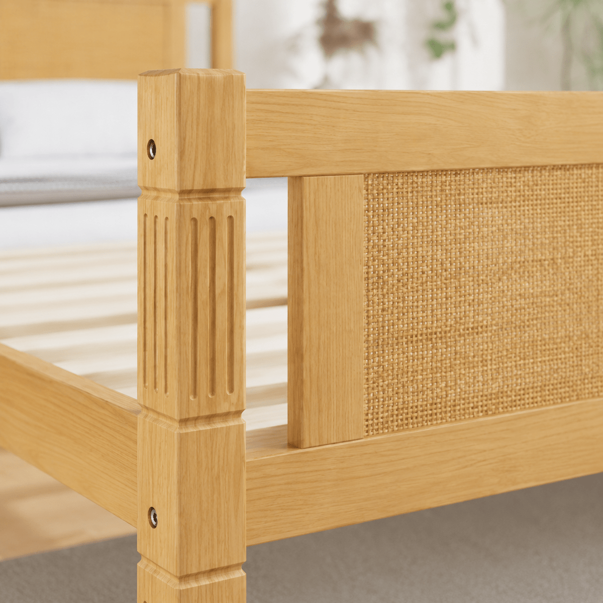 The Cranleigh Rattan Bed Double - Rattan Piece UK