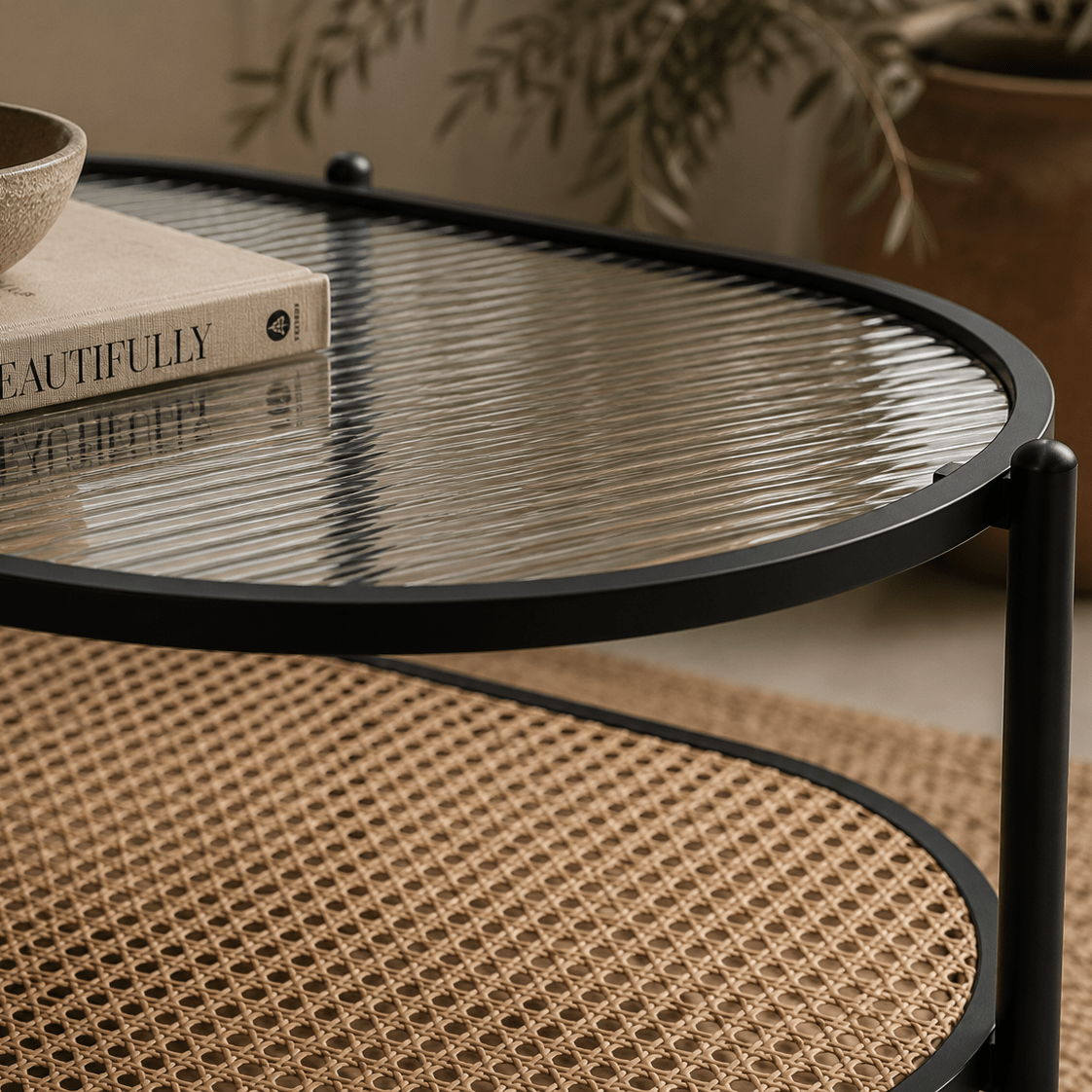 The Dorset Rattan Coffee Table - Coffee Table UK