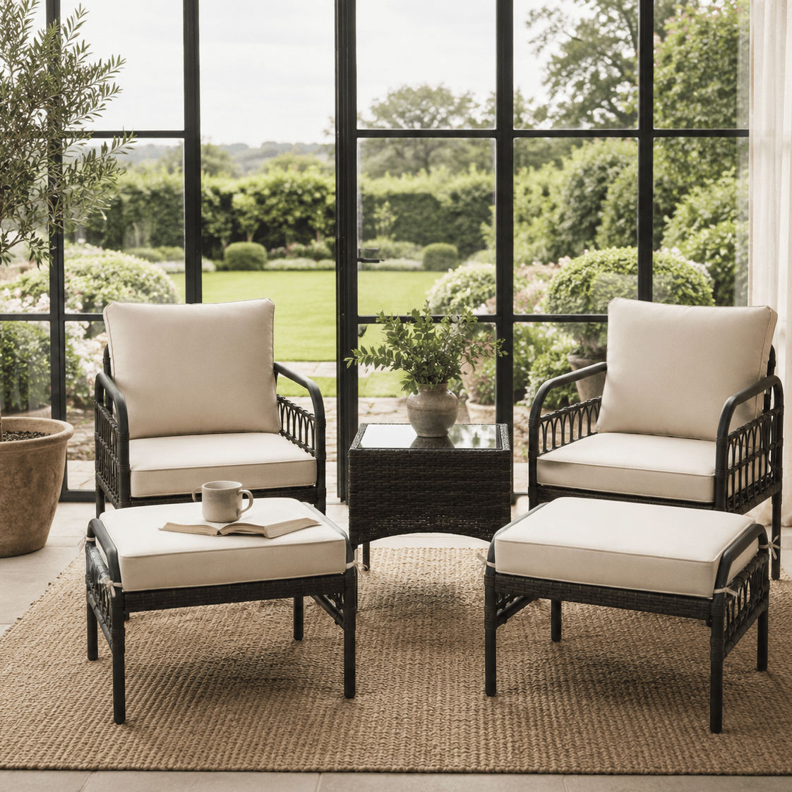 The Hampton Outdoor Set - Garden Sofa Set UK