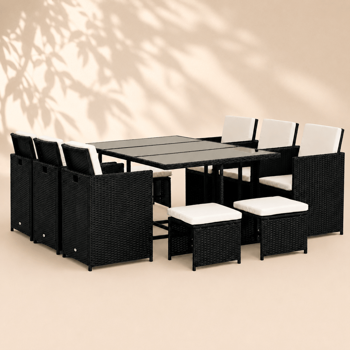 The Harlow Cube Dining Set - Rattan Set UK