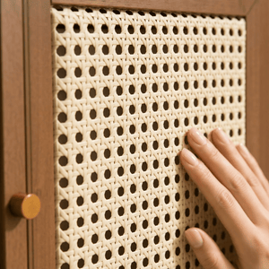 The Harrington Rattan Shoe Cabinet - Shoe Cabinet UK