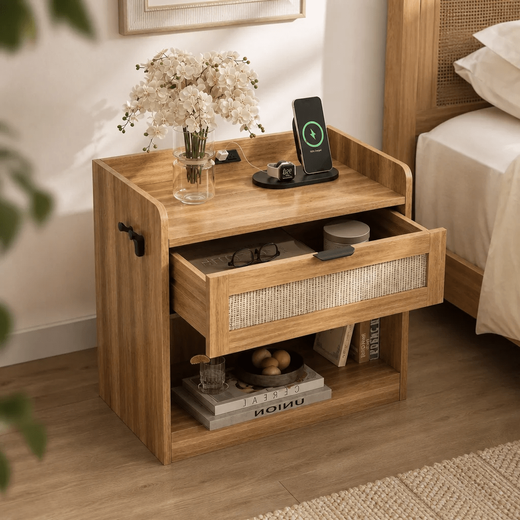 The Heron Bedside Table - Bedside Table UK