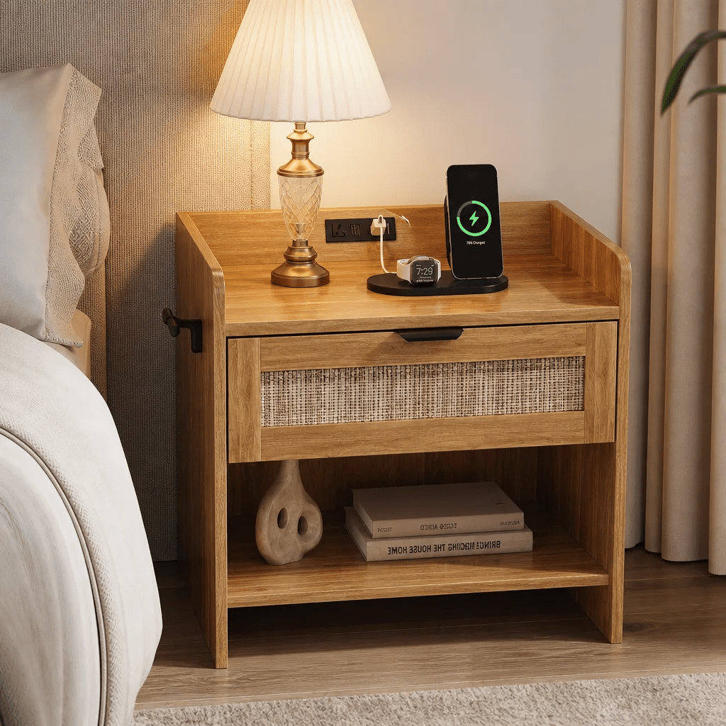 The Heron Bedside Table - Bedside Table UK