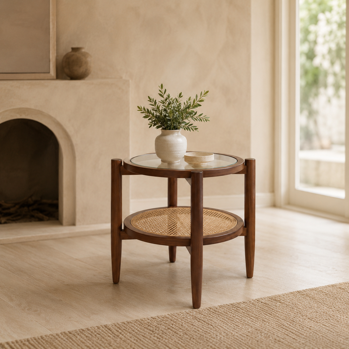 The Melbury Round End Table