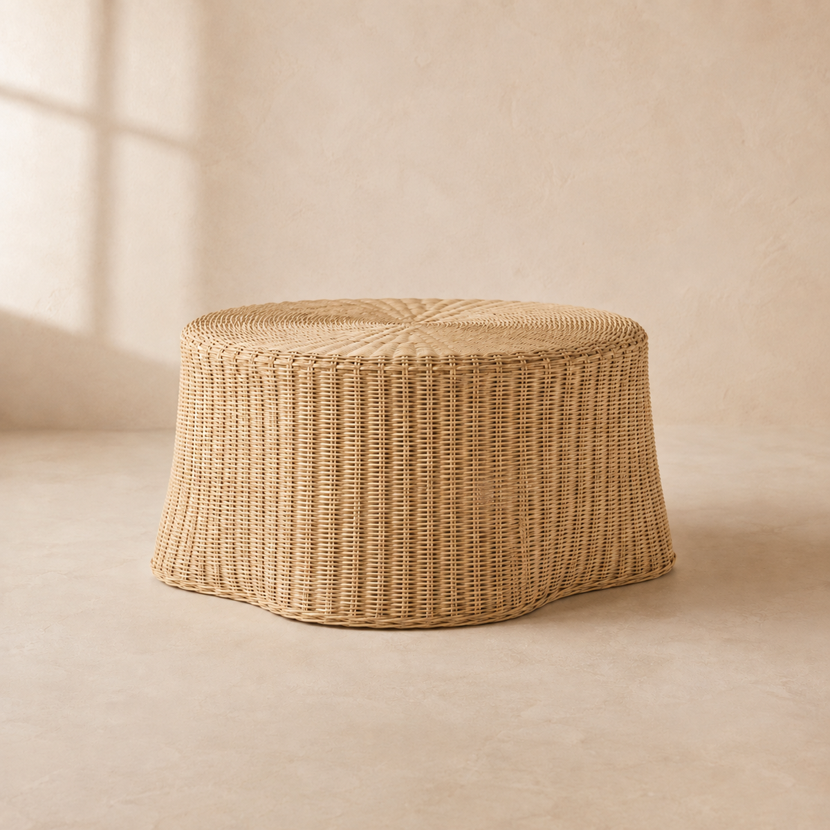 The Ottoline Wicker Pouffe