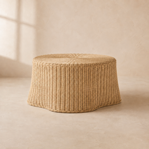 The Ottoline Wicker Pouffe