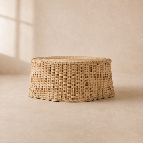 The Ottoline Wicker Pouffe