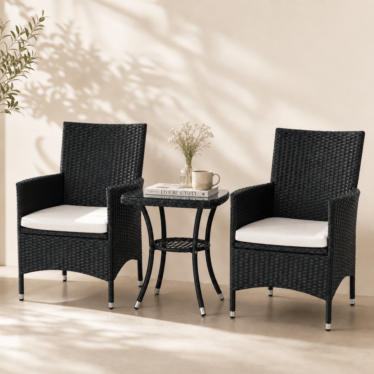 The Richmond Rattan Bistro Set - Bistro Set UK