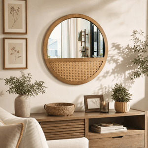 The Rosewood Round Mirror - Round Mirror UK