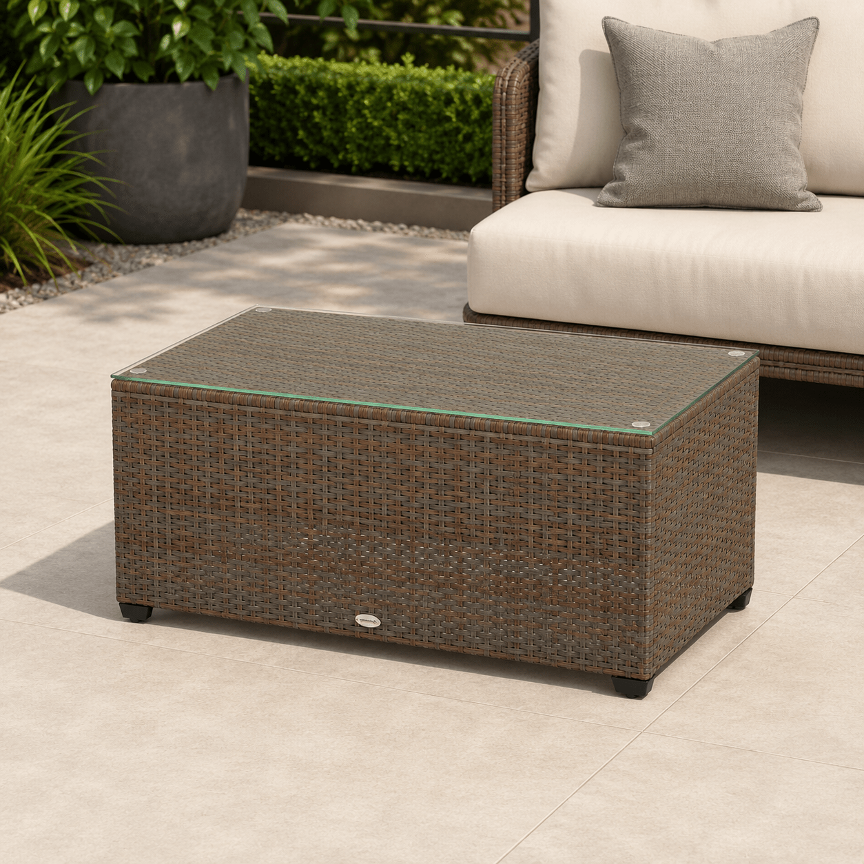 The Tenby Rattan Coffee Table - Rattan Coffee Table UK