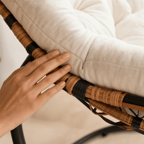 The Thornwood Rattan Rocker - Rocking Chair UK