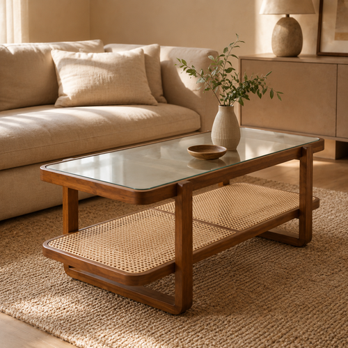 The Waverley Glass Coffee Table