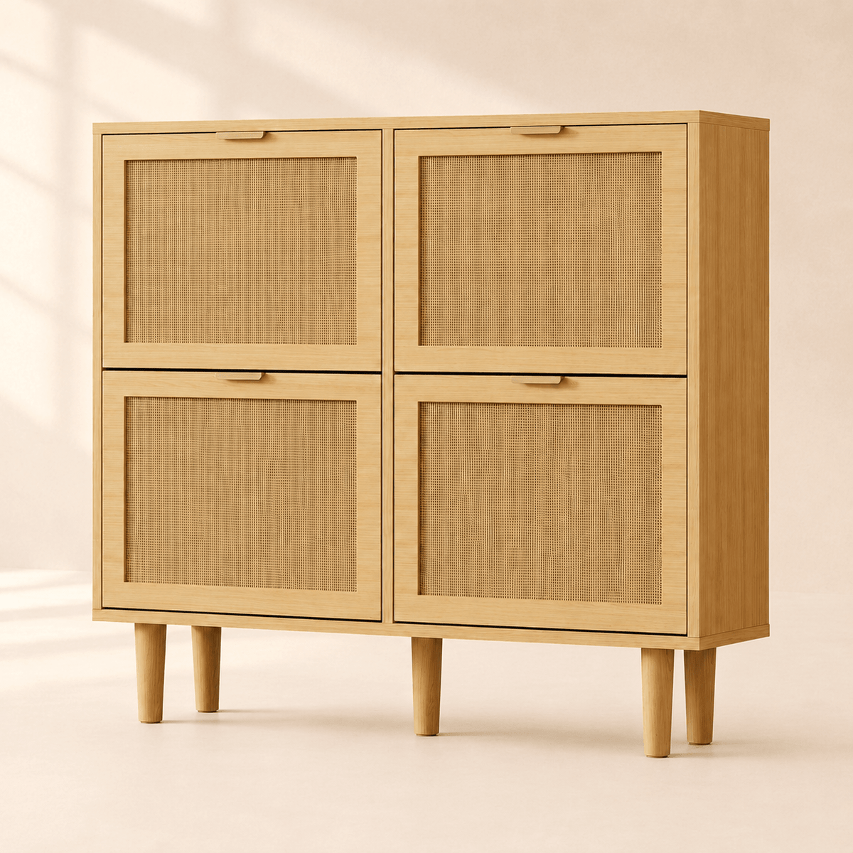 The Wexford Rattan Shoe Cabinet - Rattan shoe cabinet UK