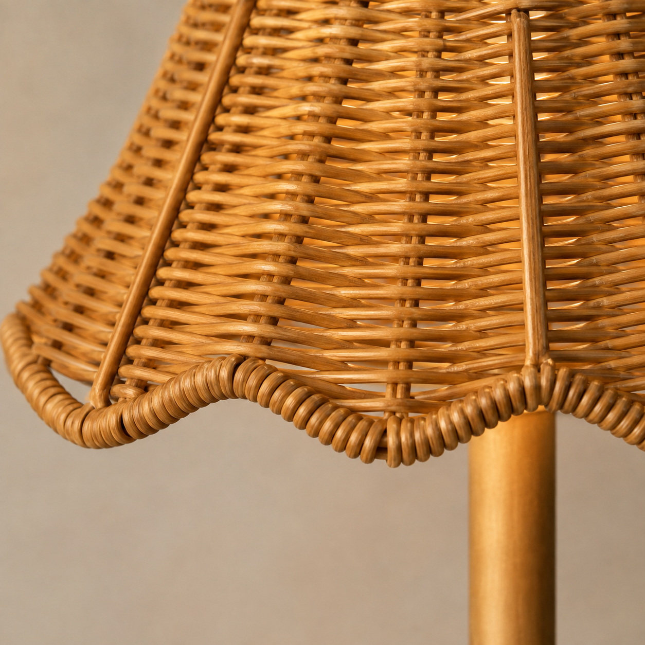 The Wilton Rattan Lamp